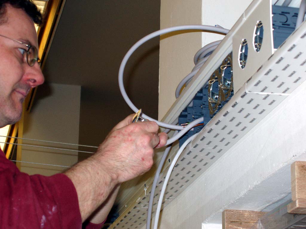 Aufbau der elektronischen Schießstände